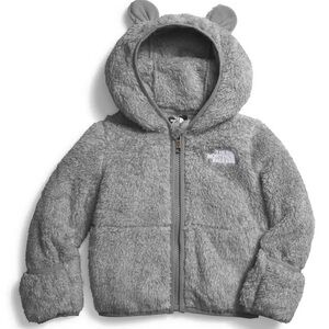 The North Face Gray Plush Hoodie with Ears
